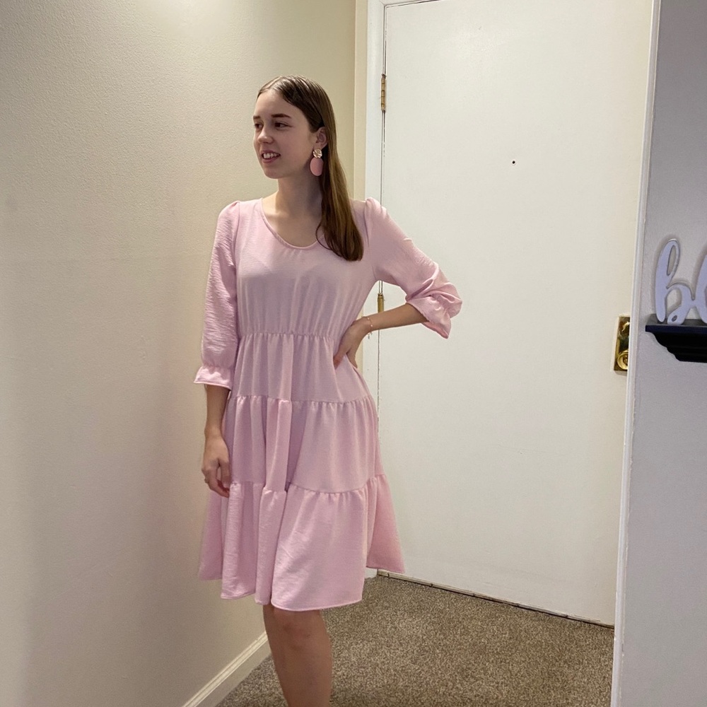 Neesee’s dresses pink modest dress